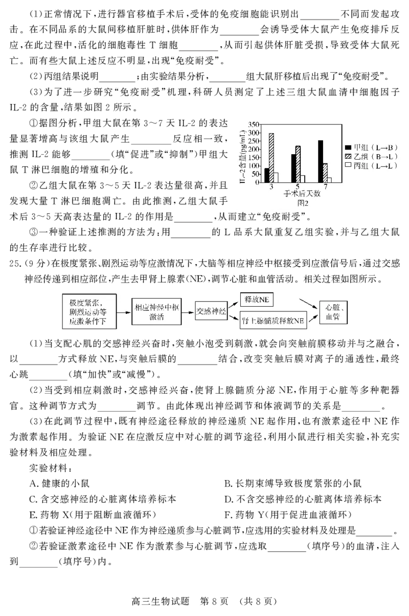 山东名校考试联盟2025年12月高三年级阶段性检测生物_2025年12月_251218山东名校考试联盟2025年12月高三年级阶段性检测（全科）