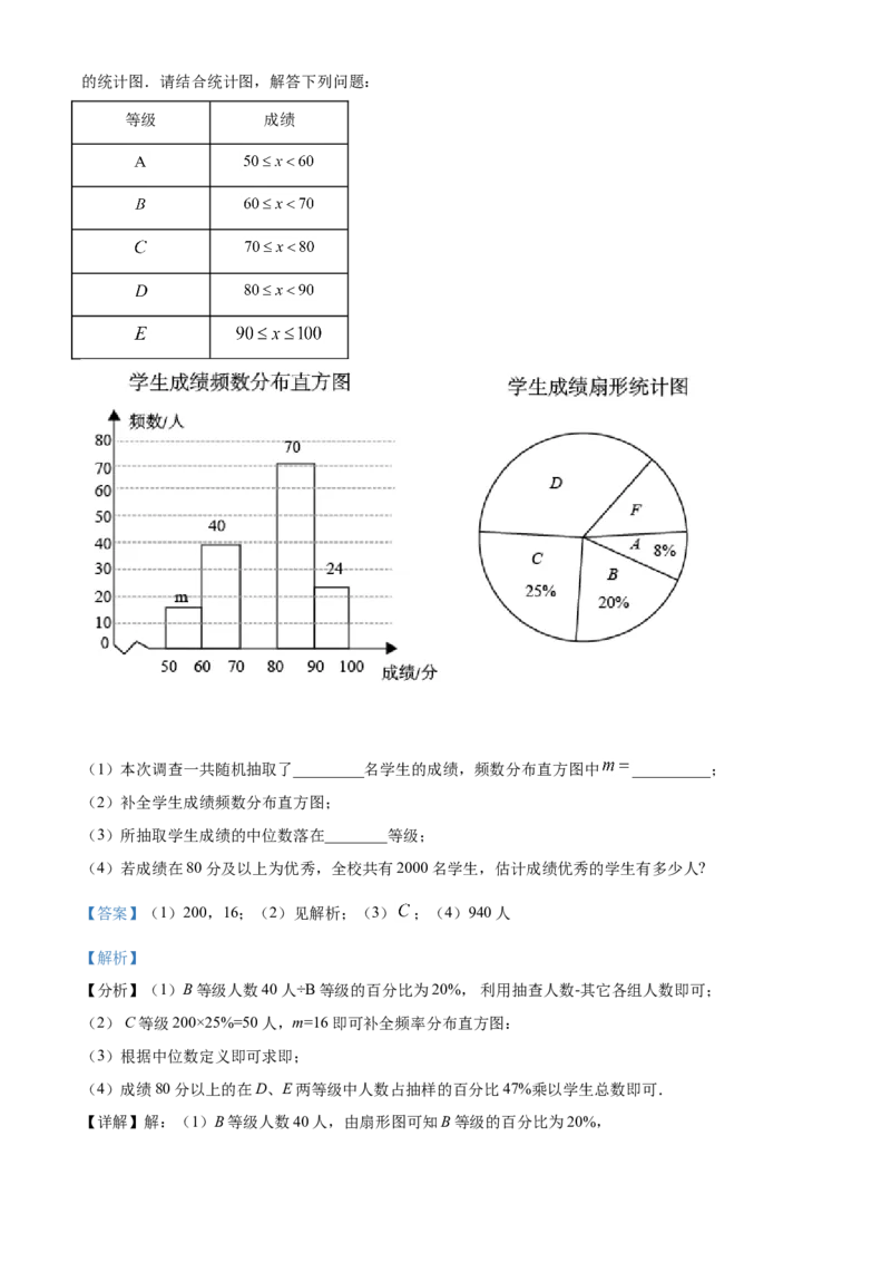 甘肃省武威市、定西市、平凉市、酒泉市、庆阳市2021年中考数学试卷（解析版）_中考真题_2.数学中考真题2015-2024年_2021中考数学真题86份_2021甘肃_定西数学