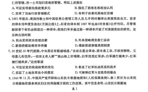 河北省2026届高三上学期12月联考（26-150C）历史_2025年12月_251223金太阳&middot;河北省2026届高三上学期12月联考（26-150C）（全科）_河北省2026届高三上学期12月联考（26-150C）历史