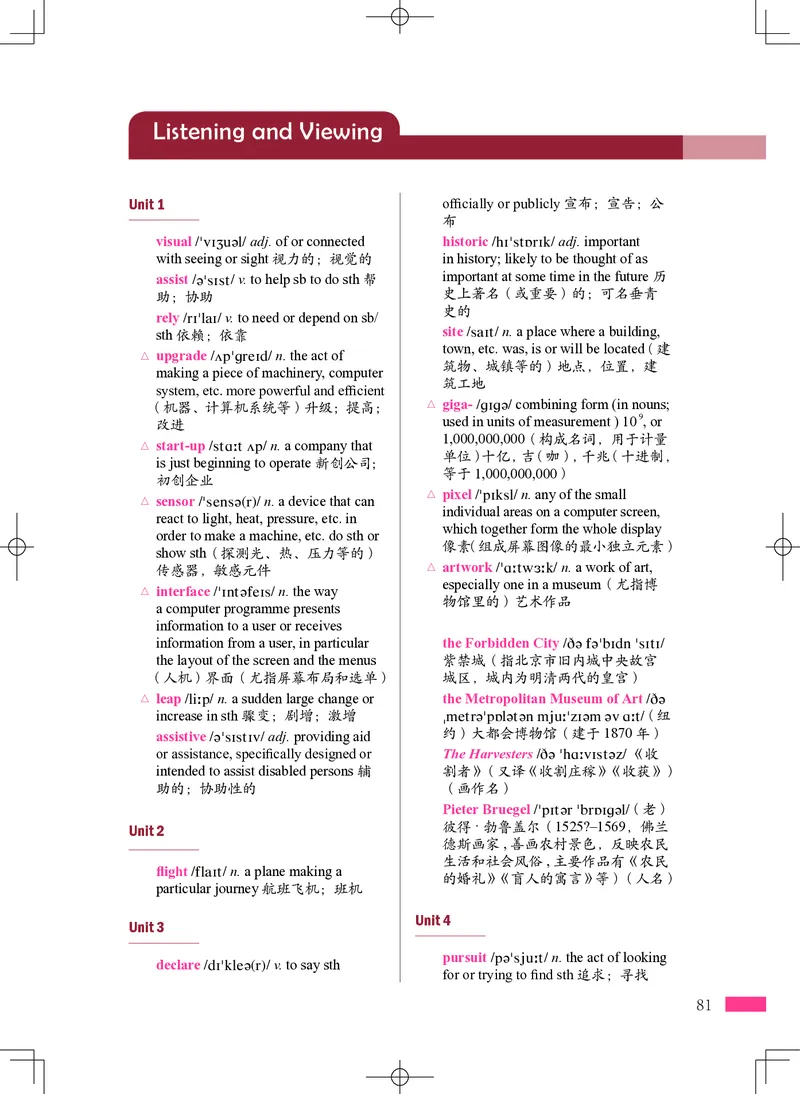 沪外教英语选修第四册高清教材_4-教培资料-26年最新资料-同步更新_初中高中教资_03科三专项（进去保存报考的学科即可）_02科三专项（笔记真题思维导图教学设计版本二）