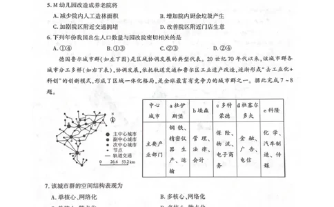 武功县2026届11月高三质量监测地理_251113陕西省咸阳市武功县2026届11月高三质量监测（全科）