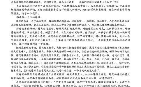 南宁三中2025年5月高三二模语文试卷_2025年6月_250601广西南宁三中2025届毕业班五月第二次适应性测试（全科）_南宁三中2025届毕业班五月第二次适应性测试语文