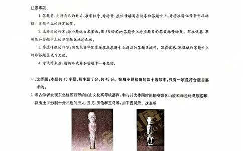 华大新高考联盟2026届高三11月教学质量测评历史试题及解析_251126湖北省华大新高考联盟2026届高三11月教学质量测评（全科）