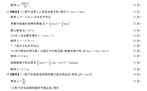 25029B-物理DA-A_2025年7月_250715福建省百校2024-2025学年高二下学期期末联考（全科）_答案