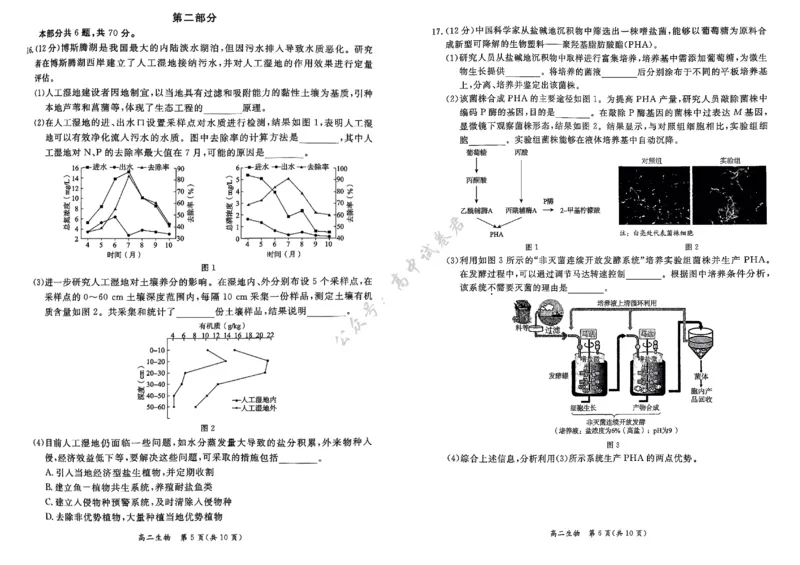 北京市东城区2024-2025学年度高二第二学期期末统一检测生物学试卷（含答案）_2025年7月_250728北京市东城区2024-2025学年高二下学期期末考试（全科）