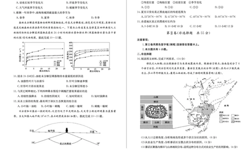 2023-2024学年山东省滨州市高三年级上学期期末考试地理试题_2024届山东省滨州市高三上学期期末考试_山东省滨州市2024届高三上学期期末考试地理