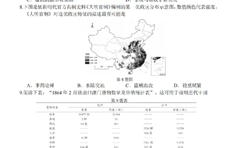 2025学年第一学期浙东北县域名校发展联盟（ZDB）11月诊断测试历史_251108浙江省2025学年第一学期浙东北县域名校发展联盟（ZDB）11月诊断测试（全科）