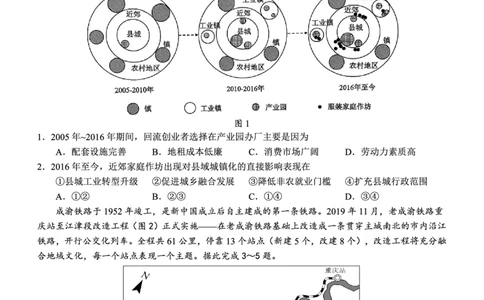 南宁三中2025年5月高三二模地理试卷_2025年6月_250601广西南宁三中2025届毕业班五月第二次适应性测试（全科）_南宁三中2025届毕业班五月第二次适应性测试地理