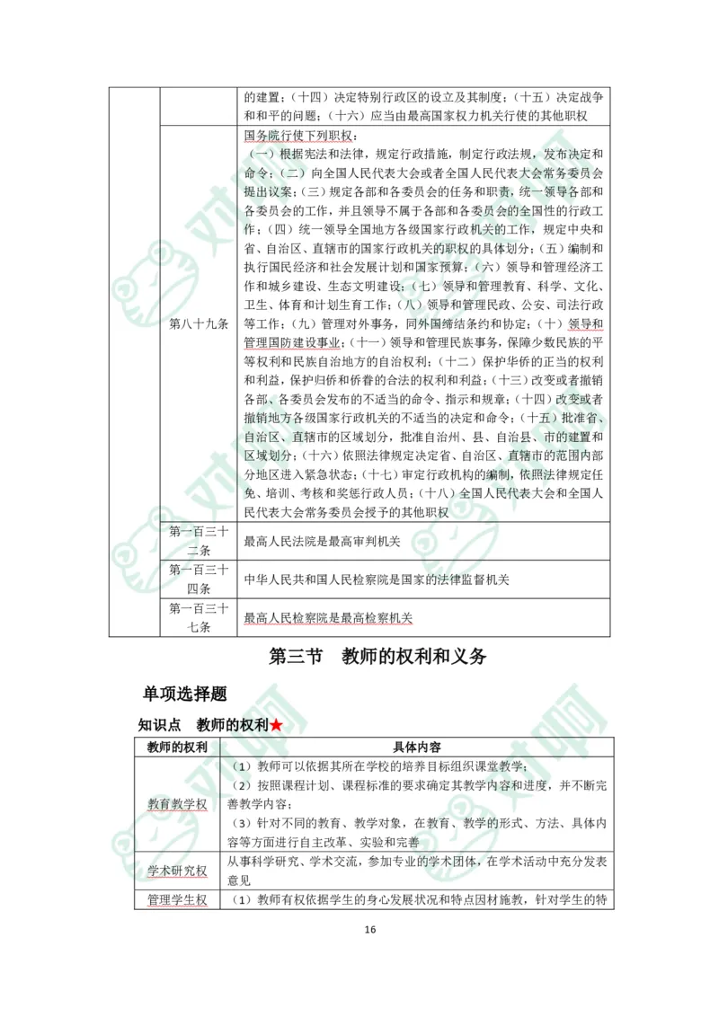 小学综合素质考前必备知识清单&middot;小学_4-教培资料-26年最新资料-同步更新_科一科二电子资料合集中小幼（笔记真题知识点汇总等）文件多，按需保存_高频考点专项