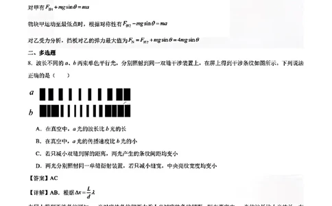(吉林黑龙江)九省联考-物理解析版_九省联考更新中_黑龙江吉林（物化生政史地）_九省联考物理（黑龙江吉林)（含答案）
