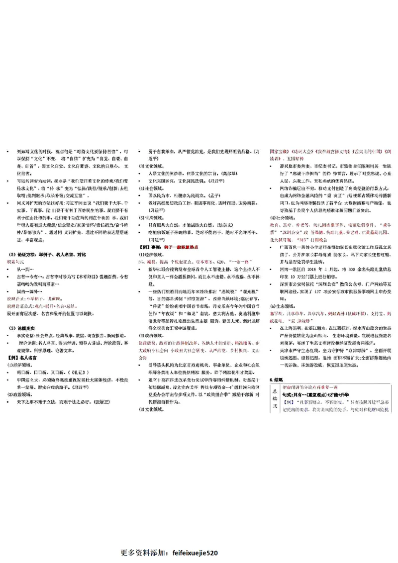 微微强化版_26吉林考备考资料包_04行测资料包（笔记图推导图等）_04行测申论思维导图集锦_weiwei强化版