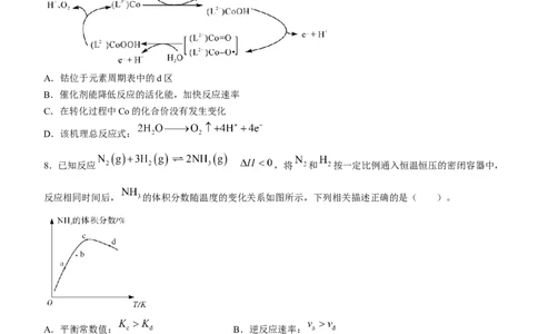 2024届湖南省邵阳市高三第一次联考（邵阳一模）化学(1)_2024年1月_021月合集_2024届湖南省邵阳市高三第一次联考（邵阳一模）