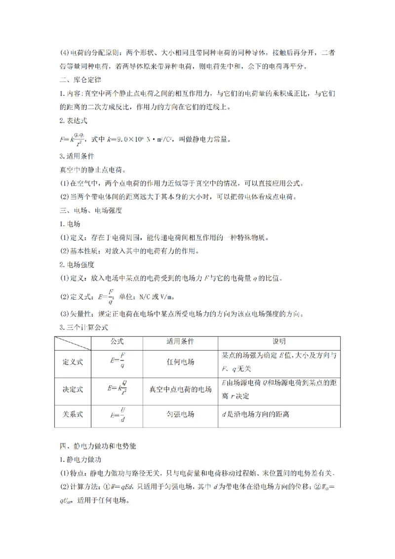 25高考物理考前必备手册_2025年6月_250607合集