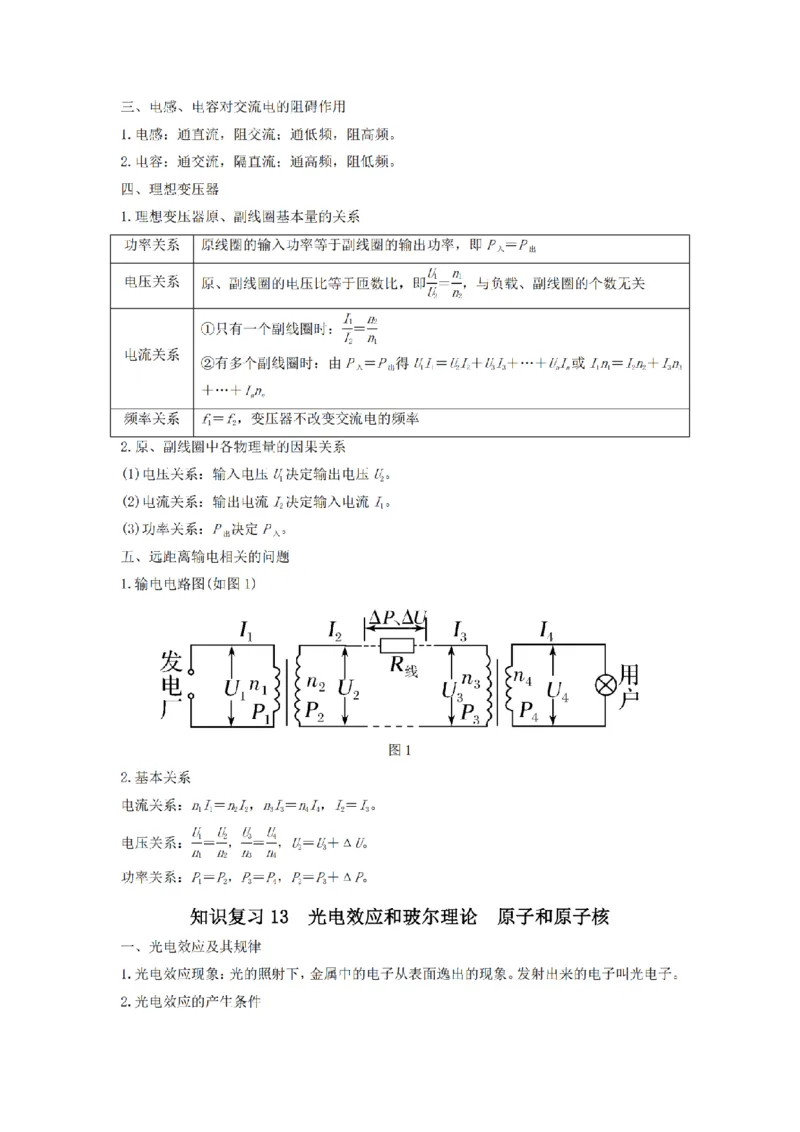 25高考物理考前必备手册_2025年6月_250607合集