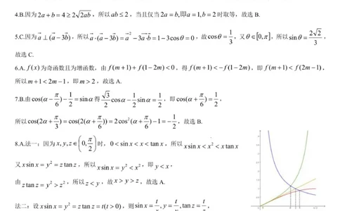 吕梁市10月阶段性测试高三数学参考答案_251102山西省吕梁市2025-2026学年高三上学期阶段性测试（全科）_山西省吕梁市2025-2026学年高三上学期阶段性测试数学试题（含答案）
