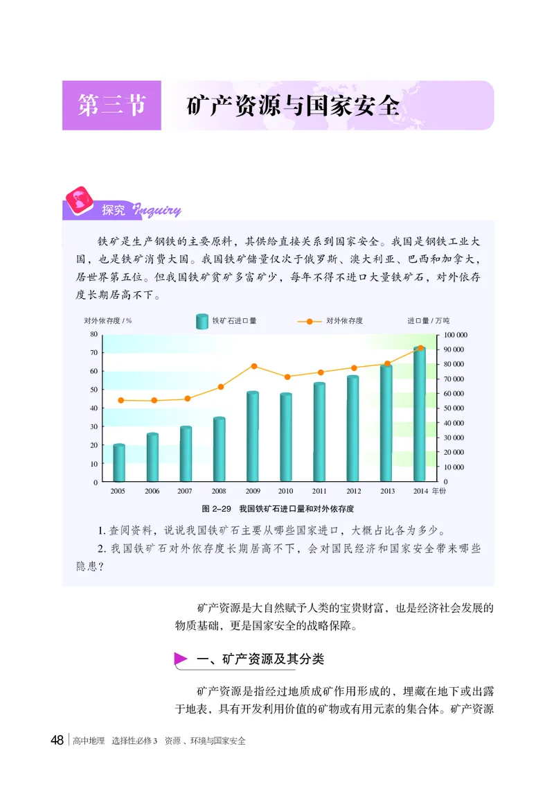 湘教版地理选修第三册高清教材_4-教培资料-26年最新资料-同步更新_初中高中教资_03科三专项（进去保存报考的学科即可）_02科三专项（笔记真题思维导图教学设计版本二）