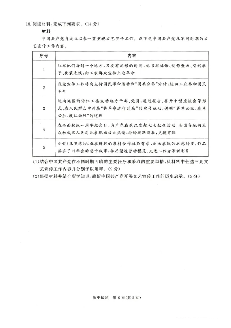 河南青桐鸣2026届高三上学期12月联考历史试卷+答案_2025年12月_251218河南高三青桐鸣大联考2025年12月联考