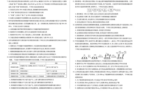 (8K,4页)生物南阳六校高二下期末单色_2025年7月_250703天一大联考&middot;河南省2024-2025学年（下）南阳六校高二年级期末考试（全科）