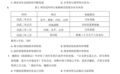 云南省昆明市第一中学2025-2026学年高三上学期第三次联考历史试卷（含答案）_251101云南省昆明市第一中学2025-2026学年高三上学期第三次联考（全科）