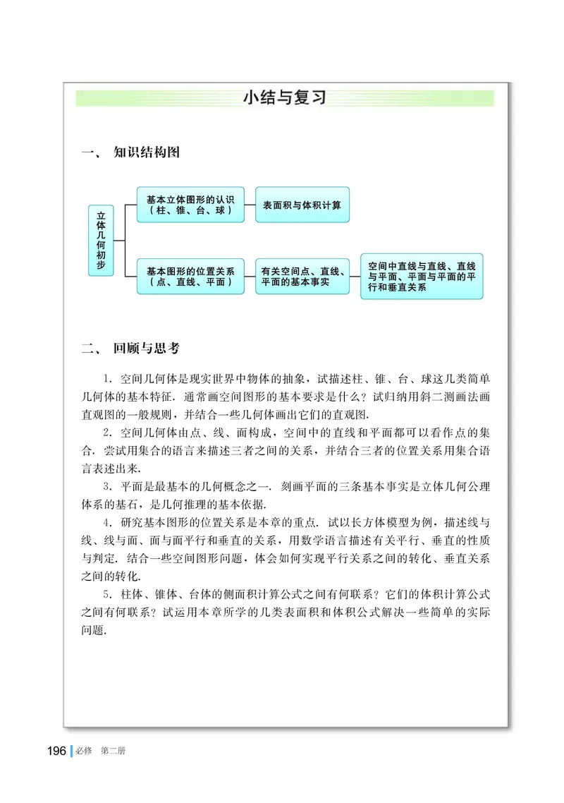 湘教版数学必修第二册高清教材_4-教培资料-26年最新资料-同步更新_初中高中教资_03科三专项（进去保存报考的学科即可）_02科三专项（笔记真题思维导图教学设计版本二）
