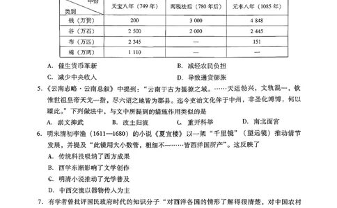 肇庆高三一模&middot;历史试试卷_251107广东省肇庆市2026届高三上学期第一次模拟考试（全科）_广东省肇庆市2026届高三上学期第一次模拟考试历史含答案