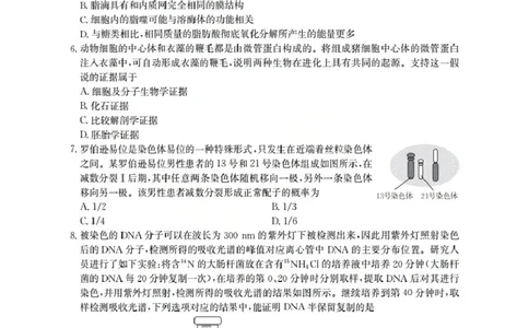 新疆多校2026届高三上学期11月联考（XJ）生物_2025年12月_251213新疆金太阳2026届高三上学期11月联考（XJ）（全科）