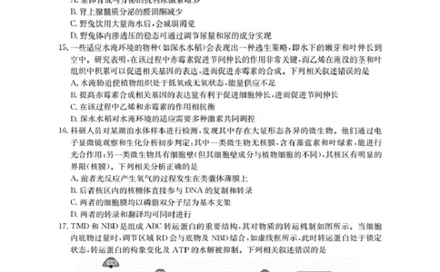 新疆多校2026届高三上学期11月联考（XJ）生物_2025年12月_251213新疆金太阳2026届高三上学期11月联考（XJ）（全科）