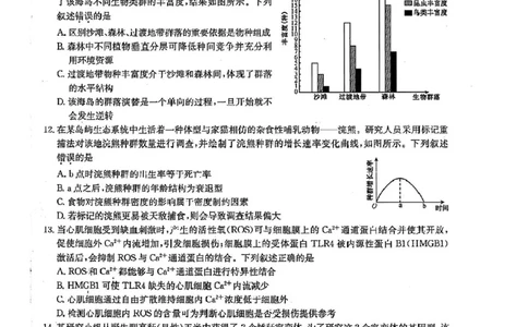 九师联盟2024-2025学年高二下学期6月摸底联考生物试题（含答案）_2025年6月_250613九师联盟2024-2025学年高二下学期6月摸底联考（全科）(1)
