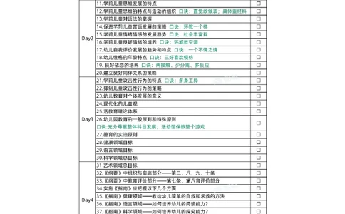 幼儿五天带背-科二简答题打卡表_4-教培资料-26年最新资料-同步更新_科一科二电子资料合集中小幼（笔记真题知识点汇总等）文件多，按需保存_科一科二知识专项（中小幼）推荐