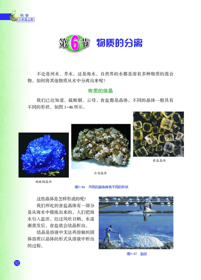 浙教版8年级科学上册高清教材_4-教培资料-26年最新资料-同步更新_初中高中教资_03科三专项（进去保存报考的学科即可）_02科三专项（笔记真题思维导图教学设计版本二）