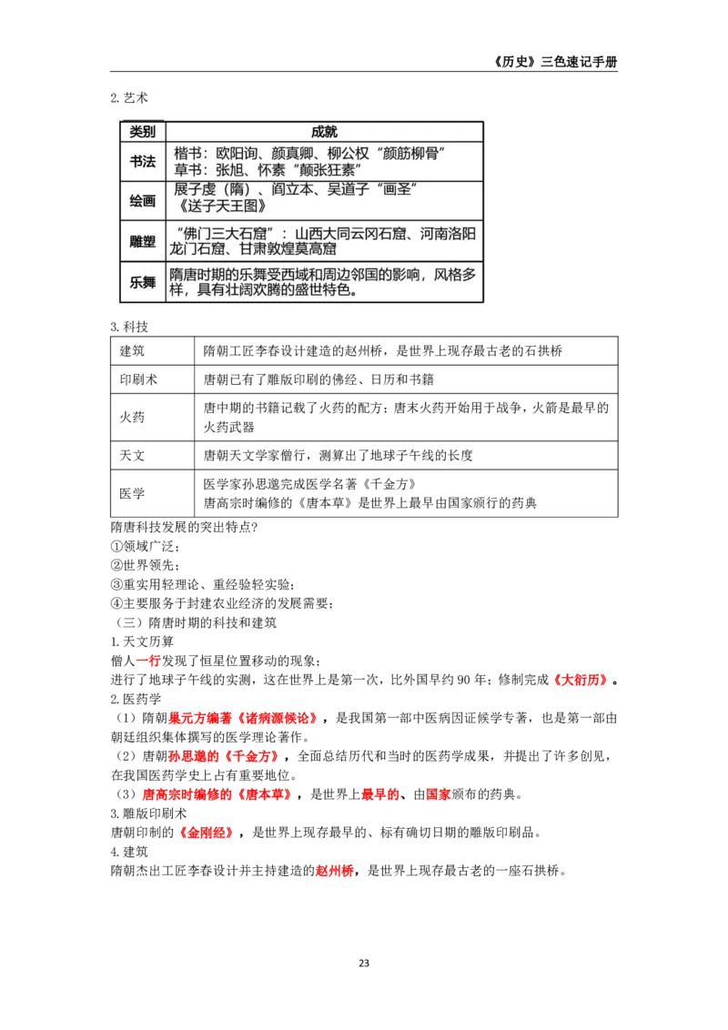 教师资格《（高中）历史》三色速记手册_4-教培资料-26年最新资料-同步更新_初中高中教资_03科三专项（进去保存报考的学科即可）_03科三初高中三色笔记（无水印版）_高中