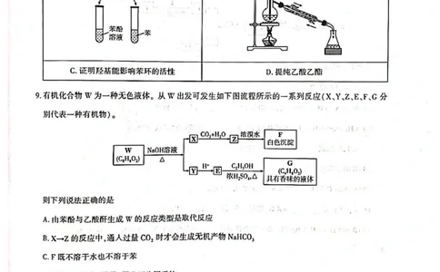 湖北省武汉市部分重点中学2024-2025学年高二下学期期末联考化学试卷（含答案）_2025年6月_250626湖北省（圆创教育）武汉市部分重点中学2024-2025学年高二下学期期末联考（全科）