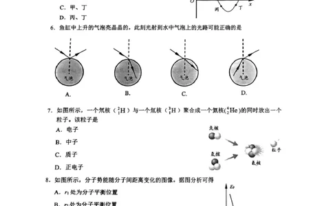 2025江苏省盐城市高二下学期物理期终试卷_2025年6月_250625江苏盐城市2024-2025学年高二下学期期末考试（全科）_江苏省盐城市2024-2025学年高二下学期期终考试物理试卷（PDF版，含答案）