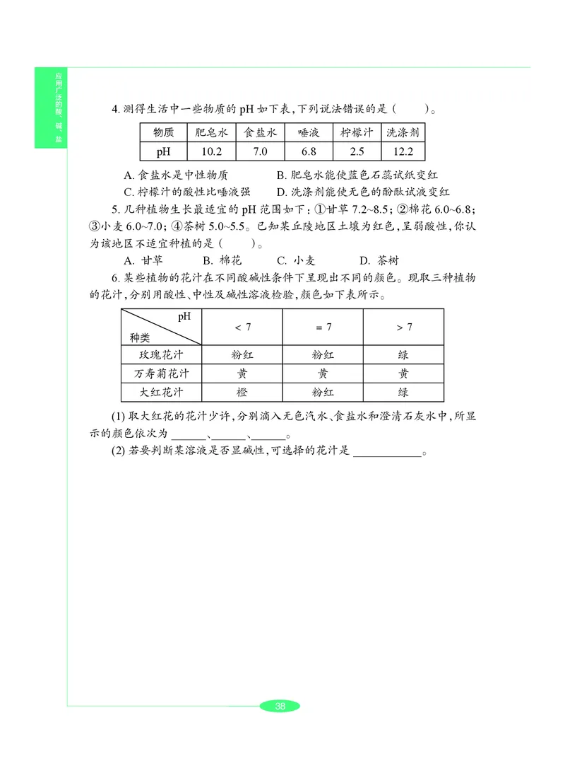 沪教版9年级化学下册高清教材_4-教培资料-26年最新资料-同步更新_初中高中教资_03科三专项（进去保存报考的学科即可）_02科三专项（笔记真题思维导图教学设计版本二）