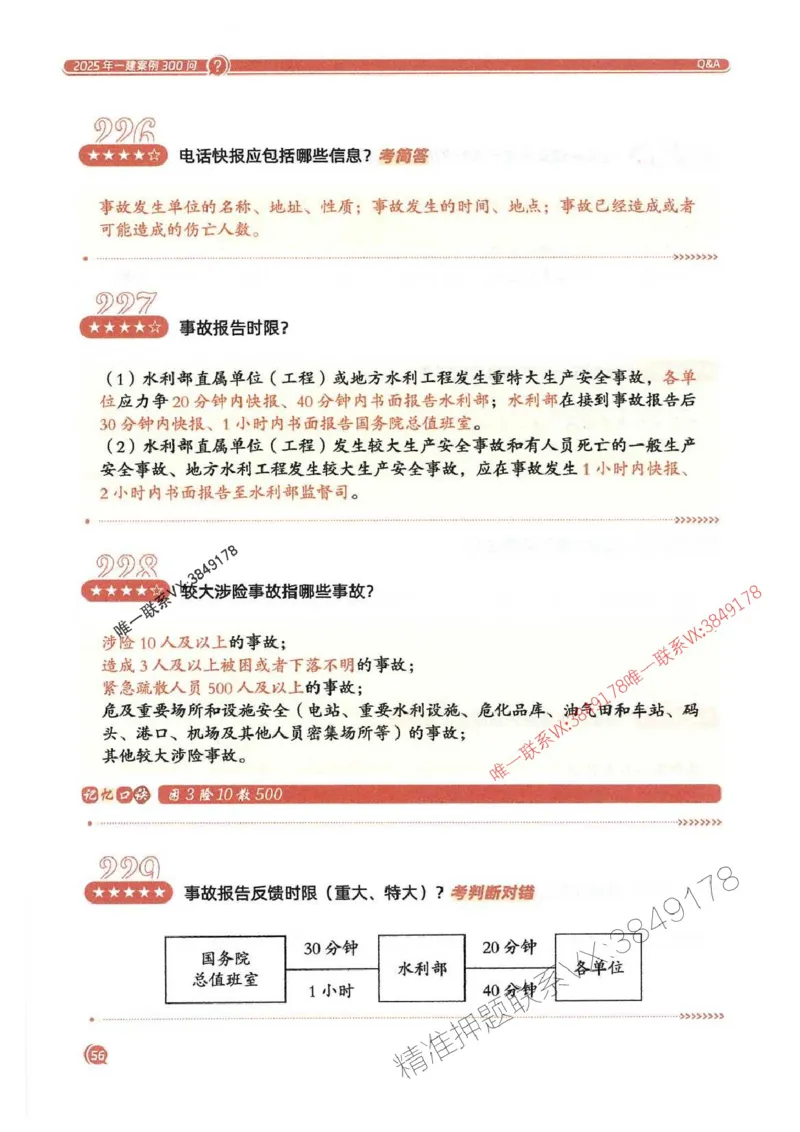 2025一建水利-必背300问新教材_2026年一级建造师_2026年一建水利_2025年一建水利SVIP_01-精华文档✿电子教材✿历年真题_14-水利《必背300问》SMR推荐
