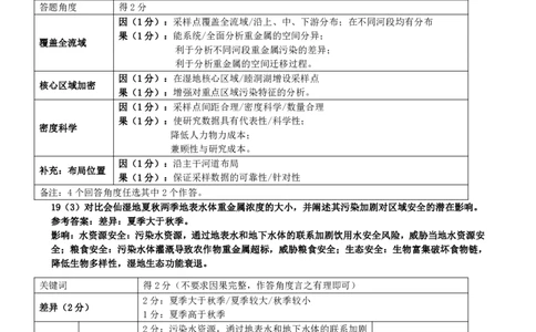 柳铁一中2025届高考适应性训练地理答案_2025年6月_250603广西省柳铁一中2025届高考适应性训练（全科）