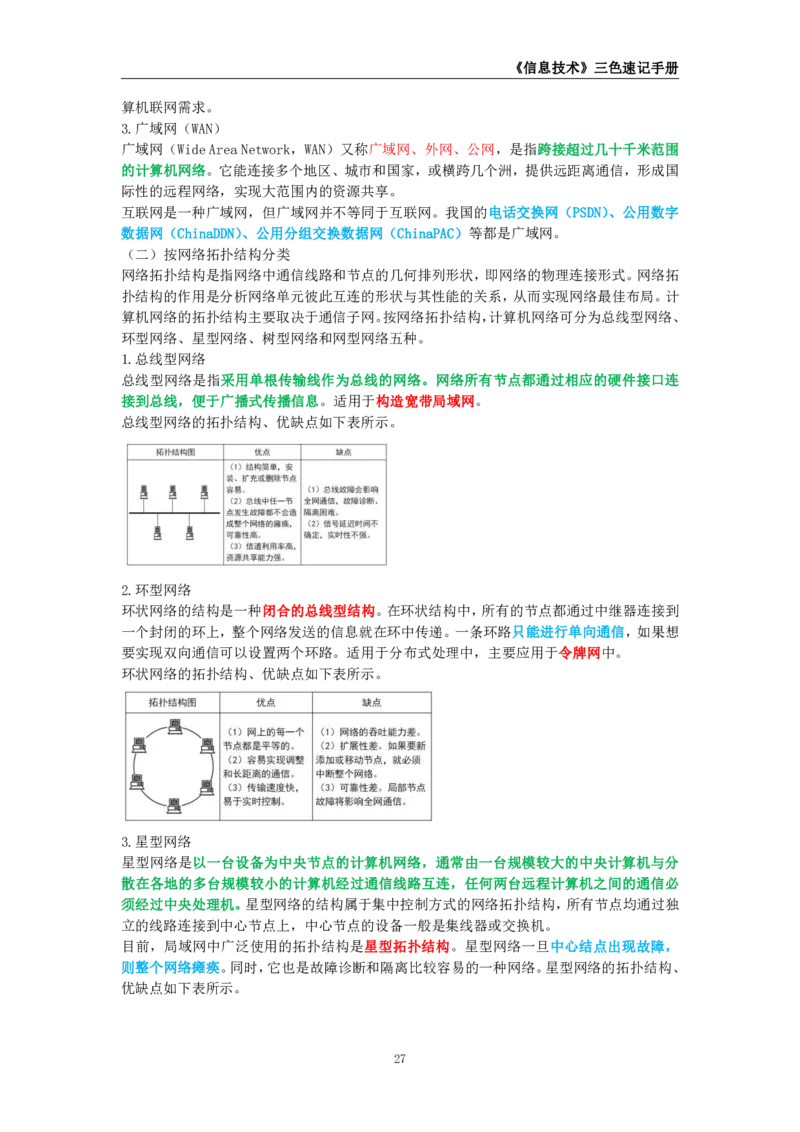 教师资格《（初中）信息技术》三色速记手册_4-教培资料-26年最新资料-同步更新_初中高中教资_03科三专项（进去保存报考的学科即可）_03科三初高中三色笔记（无水印版）_初中