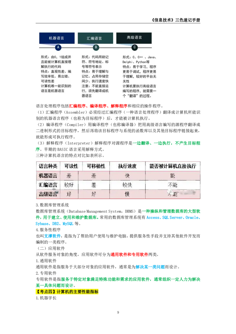 教师资格《（初中）信息技术》三色速记手册_4-教培资料-26年最新资料-同步更新_初中高中教资_03科三专项（进去保存报考的学科即可）_03科三初高中三色笔记（无水印版）_初中