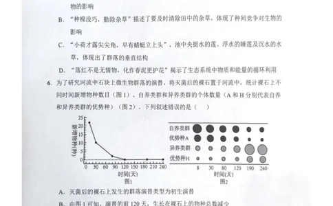 海南省海口市2024-2025学年高二下学期7月期末考试生物试题_2025年7月_250729海南省海口市2024-2025学年高二下学期7月期末考试（全科）