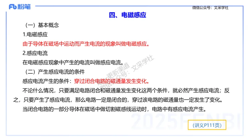理论精讲09-中学电磁学4-楠风_4-教培资料-26年最新资料-同步更新_初中高中教资_03科三专项（进去保存报考的学科即可）_01科目三FB网课、三色速记手册、知识点导图等推荐_初中