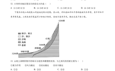 湖南省长沙大学附属中学2024-2025学年高二下学期6月月考地理试题（原卷版）_2025年6月_250627湖南省长沙大学附属中学2024-2025学年高二下学期6月月考