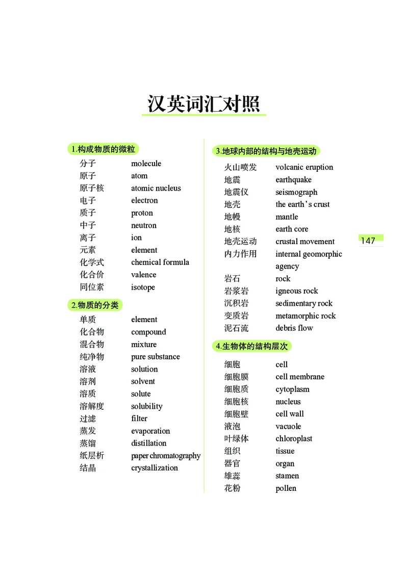 武汉版8年级科学上册高清教材_4-教培资料-26年最新资料-同步更新_初中高中教资_03科三专项（进去保存报考的学科即可）_02科三专项（笔记真题思维导图教学设计版本二）