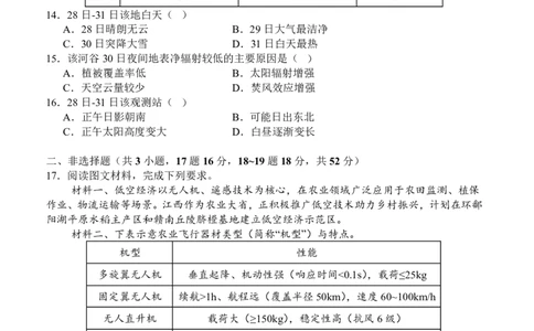 字节精准教育联盟&middot;NCS高2026届高考适应性考试（一诊）地理_251127四川省字节精准教育联盟&middot;NCS高2026届高考适应性考试（一诊）（全科）