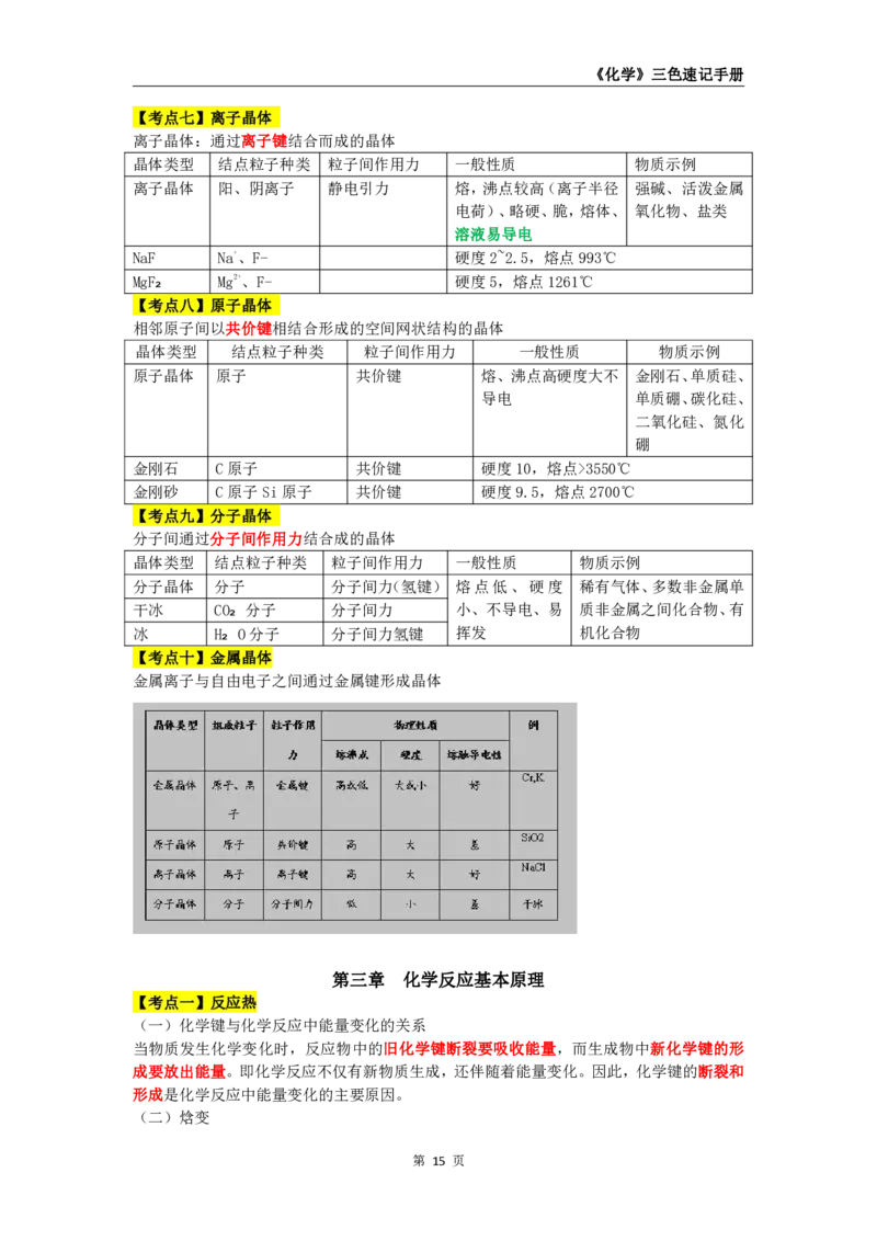 教师资格《（初中）化学》三色速记手册_4-教培资料-26年最新资料-同步更新_初中高中教资_03科三专项（进去保存报考的学科即可）_03科三初高中三色笔记（无水印版）_初中
