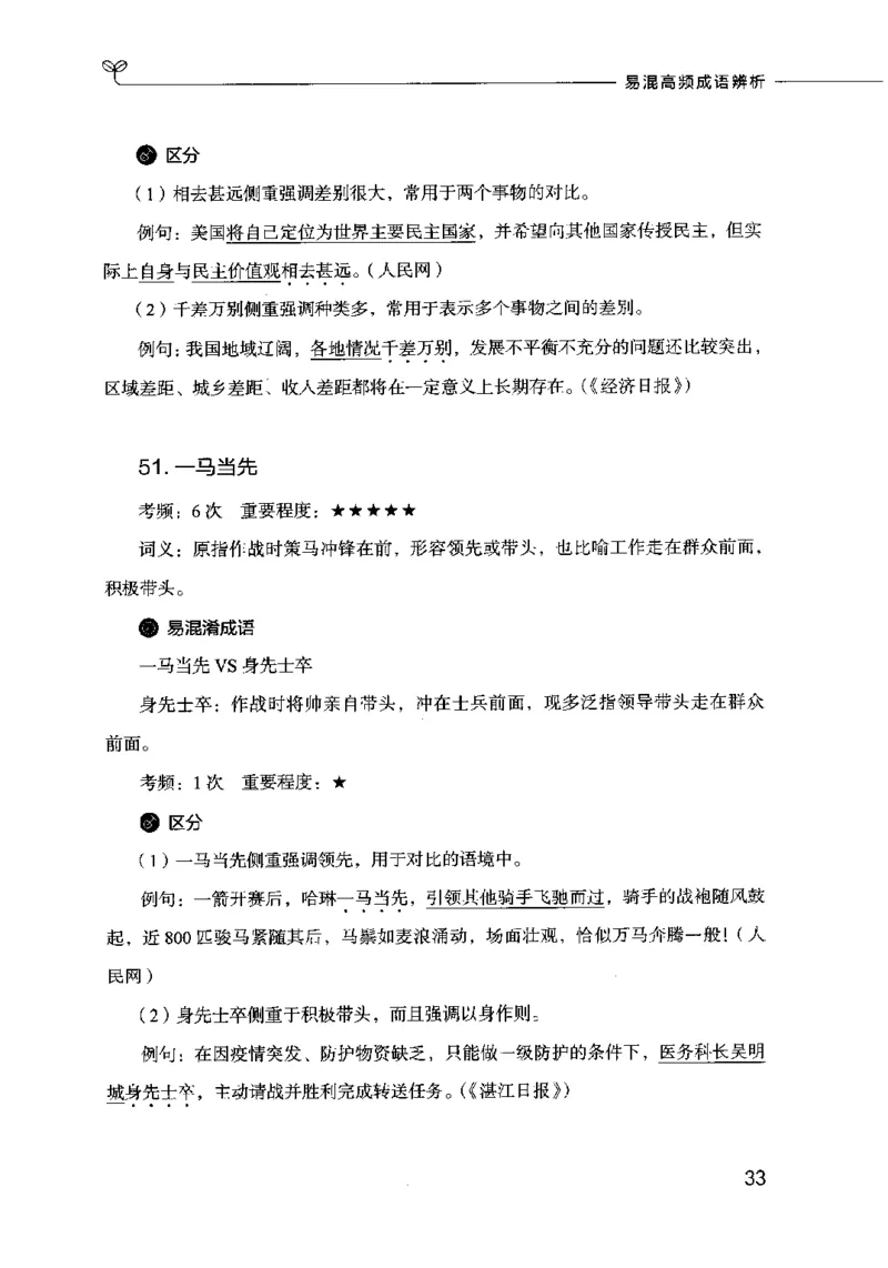 易混高频成语辨析_26吉林考备考资料包_04行测资料包（笔记图推导图等）_23易混高频成语100组