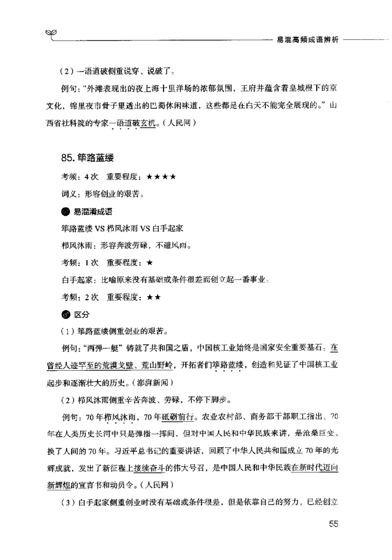 易混高频成语辨析_26吉林考备考资料包_04行测资料包（笔记图推导图等）_23易混高频成语100组