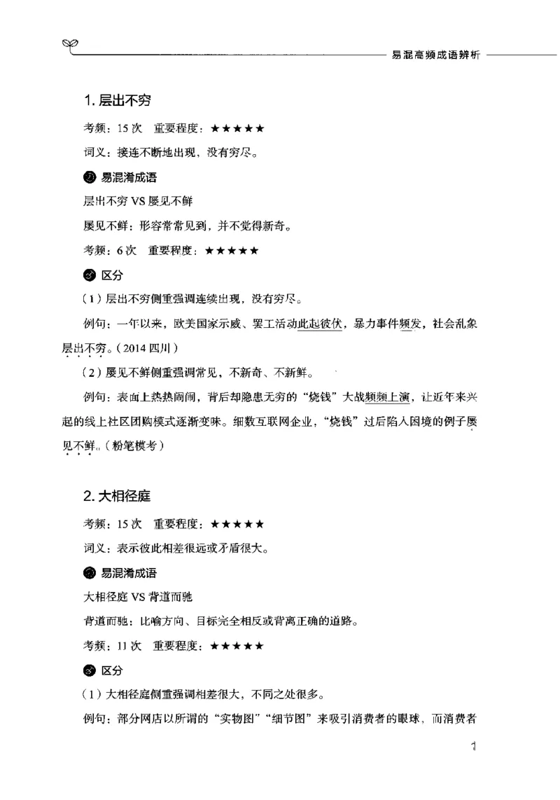 易混高频成语辨析_26吉林考备考资料包_04行测资料包（笔记图推导图等）_23易混高频成语100组