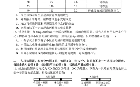 江苏省无锡市江阴市三校联考2025-2026学年高三上学期12月月考生物试题_2025年12月_251215江苏省无锡市江阴市三校联考2025-2026学年高三上学期12月月考（全科）