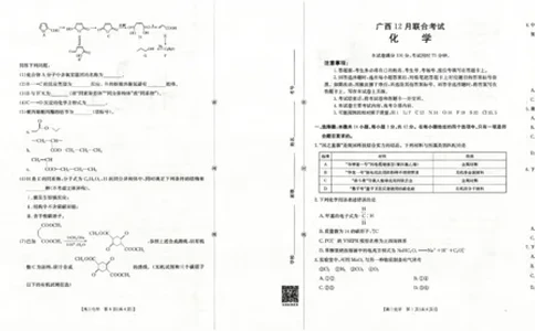 广西省2025届高三上学期12月联考（26-182C）化学_2025年12月_251228金太阳&middot;广西省2025届高三上学期12月联考（26-182C）（全科）
