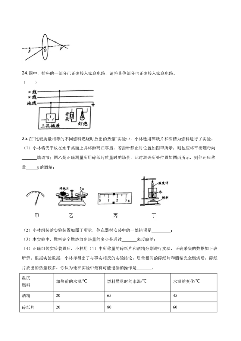 精品解析：2019年江苏省镇江市中考物理试题（原卷版）_中考真题_4.物理中考真题2015-2024年_2019年中考物理真题175份_2019年中考真题精品解析物理（江苏镇江市）精编word版